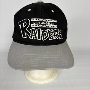 Vintage Los Angeles Raiders Annco Tribal Western NFL Snapback Hat